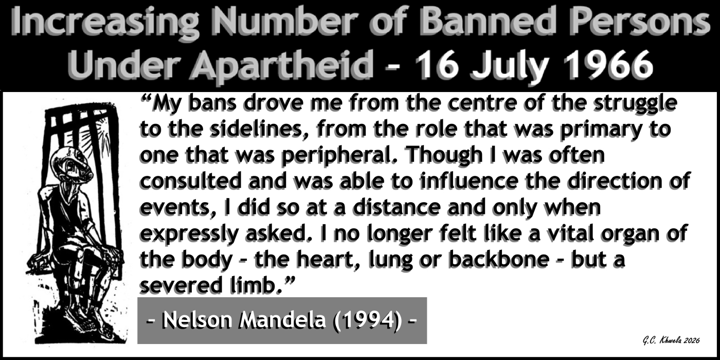You are currently viewing Increasing Number of Banned Persons Under Apartheid