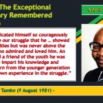 Joe Gqabi: The Exceptional Revolutionary Remembered 45 Years On