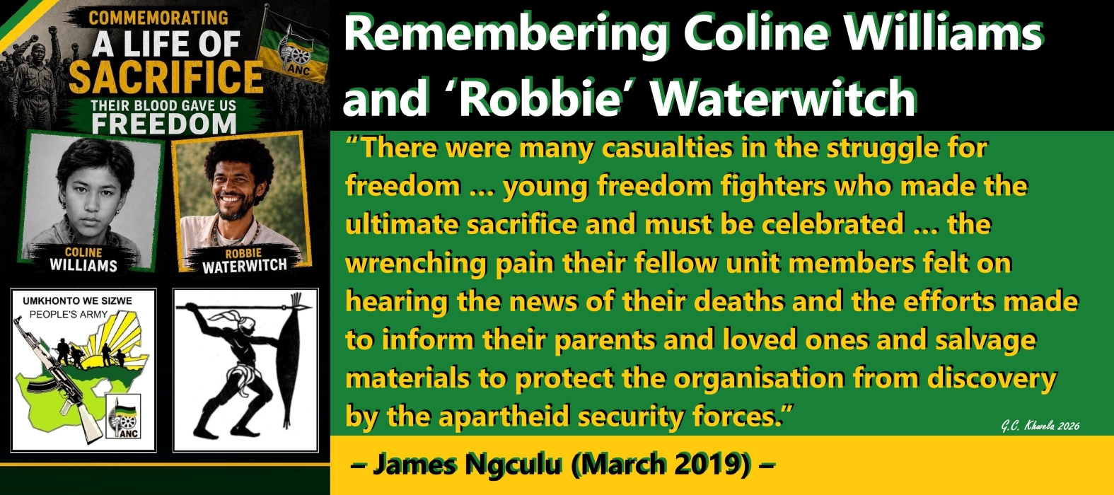 You are currently viewing Remembering Coline Williams and ‘Robbie’ Waterwitch