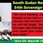 South Sudan Recognised as the 54th Sovereign State in Africa