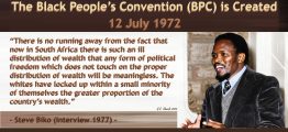 The Black People’s Convention (BPC) is Created