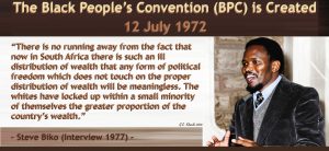 The Black People’s Convention (BPC) is Created