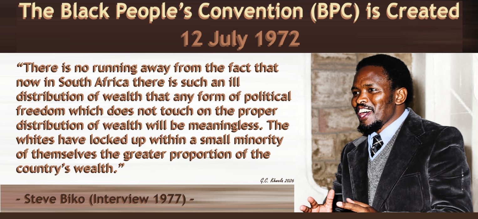 Read more about the article The Black People’s Convention (BPC) is Created