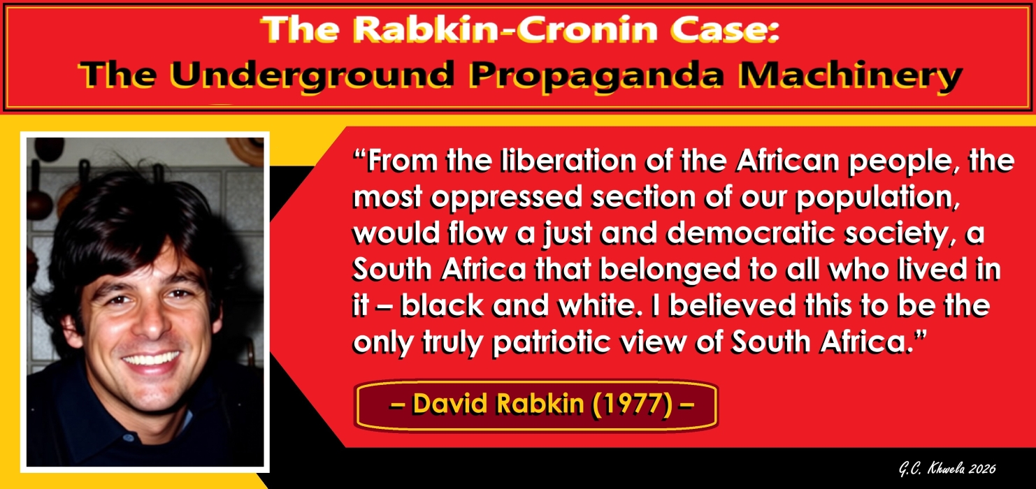 Read more about the article The Rabkin-Cronin Case: The Underground Propaganda Machinery