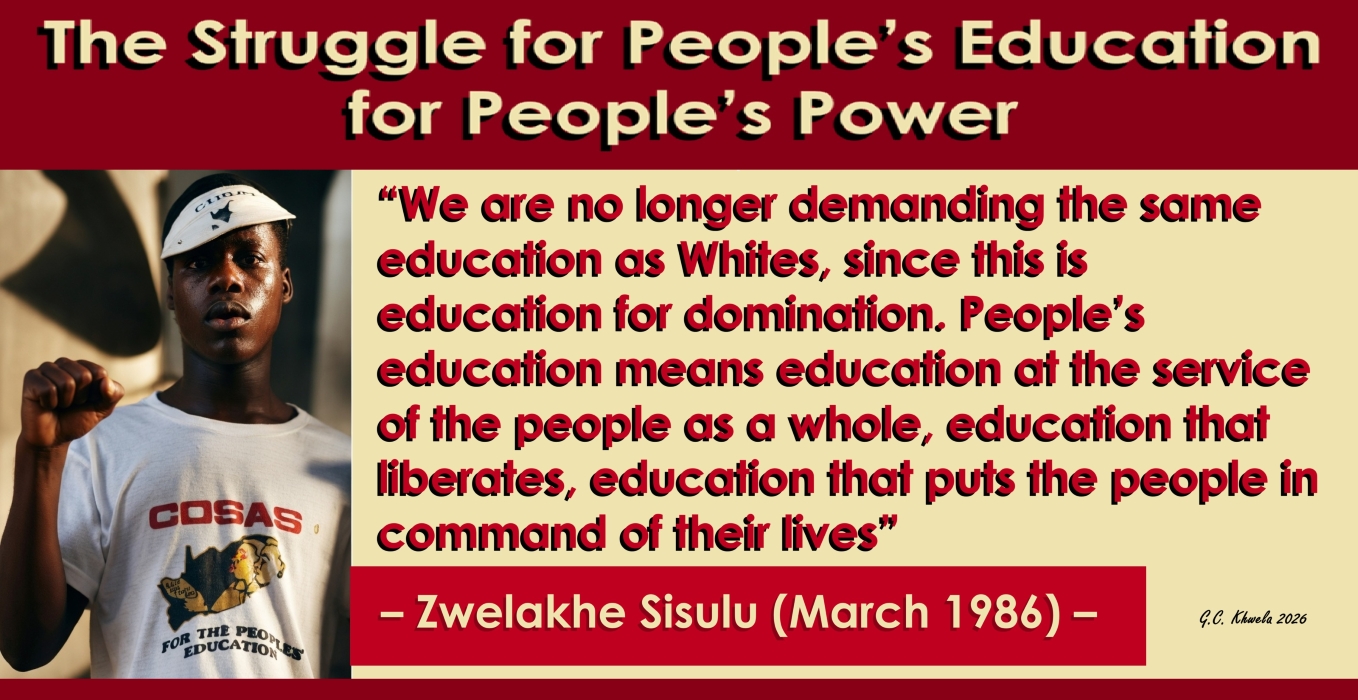 You are currently viewing The Struggle for People’s Education for People’s Power