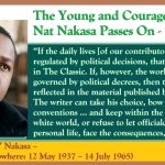 The Young and Courageous Nat Nakasa Passes On