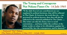 The Young and Courageous Nat Nakasa Passes On
