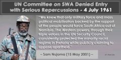 UN Committee on SWA Denied Entry with Serious Repercussions