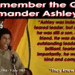 We Remember the Gallant Commander Ashley Kriel