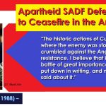 Apartheid SADF Defeat ‘Linked’ to Ceasefire in the Angola War