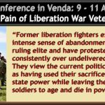 First MK Conference in Venda and the Pain of Liberation War Veterans