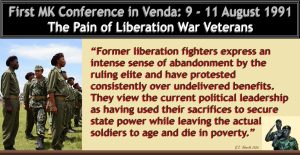First MK Conference in Venda and the Pain of Liberation War Veterans
