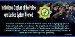 Institutional Capture of the Police and Justice System Averted