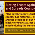 Rioting Erupts Again in Soweto and Spreads Countrywide